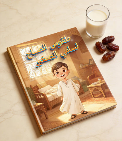 Arabic children's picture book - Sami's Morning Routine - cover