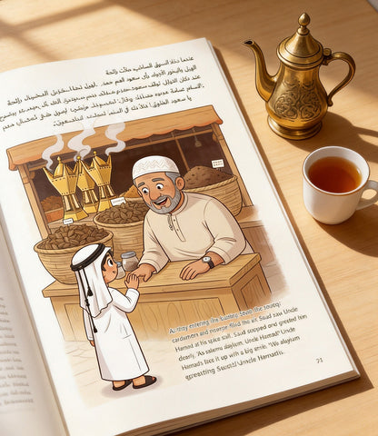الأخلاق الذهبية في السوق 🧵 | كتاب يُعلّم طفلك آداب السوق والمعاملة | PDF